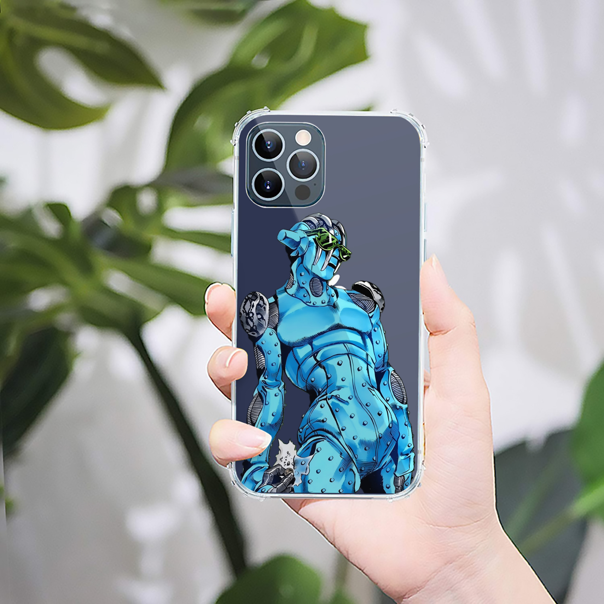 （画像用） ジョジョの奇妙な冒険 JoJo's Bizarre Adventure 【iPhone 12シリーズ対応】透明スマホケース（クリアソフトケース）